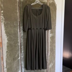 Theory Dress w velvet ribbon